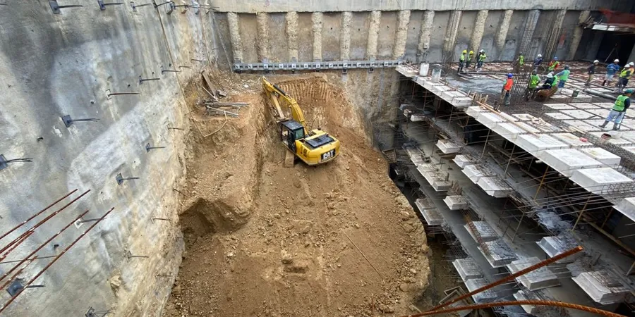 Conception géotechnique des excavations profondes à Troyes